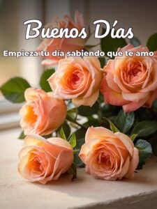 Mensajes de buenos días con amor para Facebook