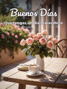 Mensajes de buenos días con imágenes bonitas para celular