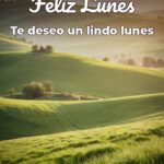 feliz lunes te deseo un lindo lunes