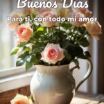 buenos días para ti, con todo mi amor