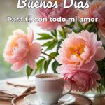buenos días para ti, con todo mi amor