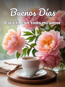 Mensajes de buenos días mi amor para Facebook