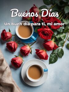 Mensajes de buenos días para el para mi amor