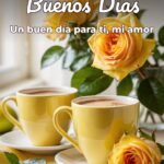 buenos días un buen día para ti, mi amor