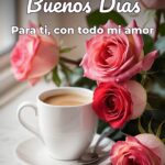 buenos días para ti, con todo mi amor