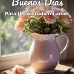 buenos días para ti, con todo mi amor