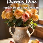 buenos días pensando en ti esta mañana