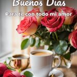 buenos días para ti, con todo mi amor