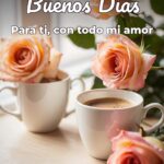 buenos días para ti, con todo mi amor