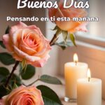 buenos días pensando en ti esta mañana
