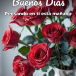 buenos días pensando en ti esta mañana