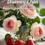 buenos días para ti, con todo mi amor