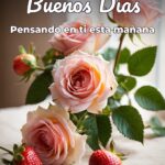 buenos días pensando en ti esta mañana