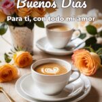 buenos días para ti, con todo mi amor