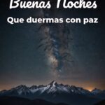 buenas noches que duermas con paz