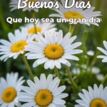 buenos días que hoy sea un gran día