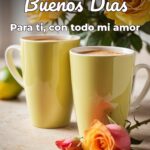 buenos días para ti, con todo mi amor