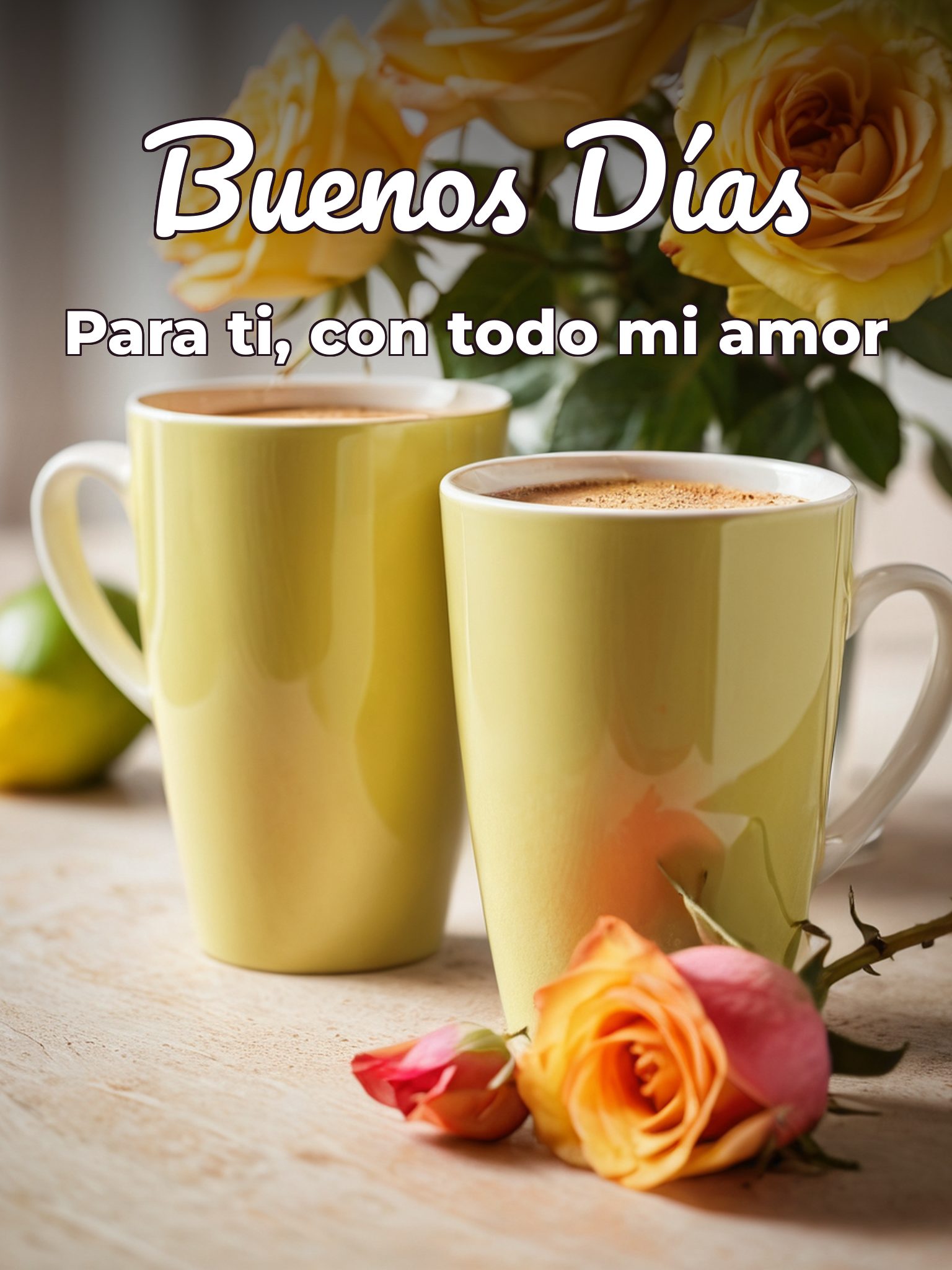 Mensajes lindos de amor de buenos días para celular