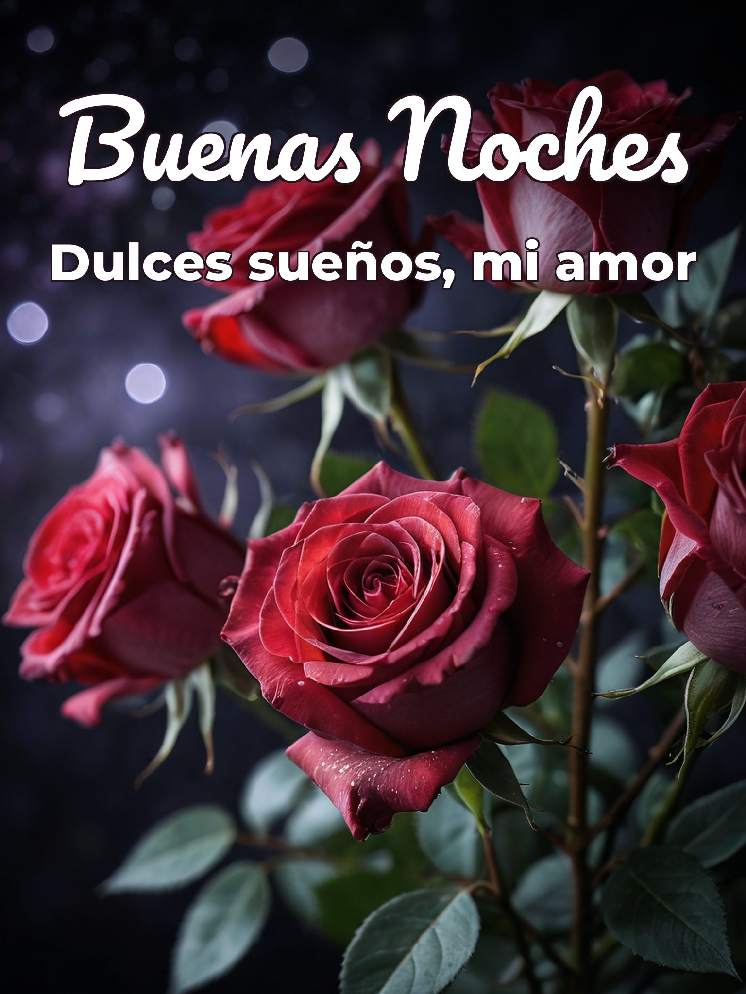 Mensajes lindos de buenas noches para enamorar para WhatsApp