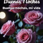 buenas noches buenas noches, mi vida