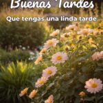 buenas tardes que tengas una linda tarde