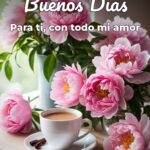 buenos días para ti, con todo mi amor