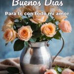 buenos días para ti, con todo mi amor