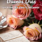 buenos días un buen día para ti, mi amor