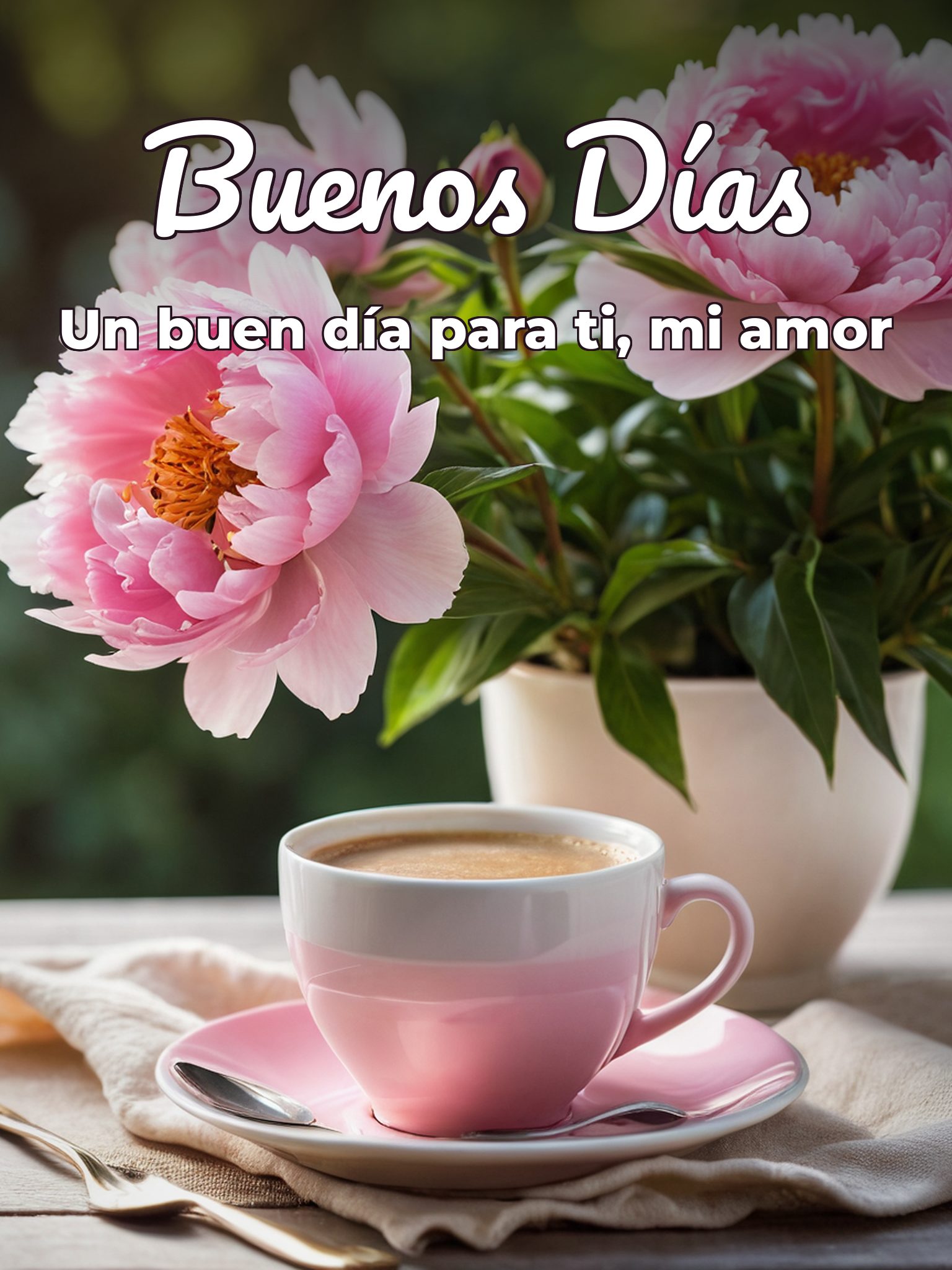 Mensajes para dar los buenos días para mi amor