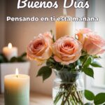 buenos días pensando en ti esta mañana
