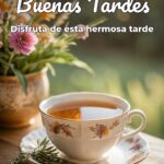 buenas tardes disfruta de esta hermosa tarde
