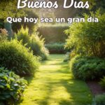 buenos días que hoy sea un gran día