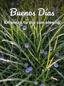 Msg de buenos días para Facebook