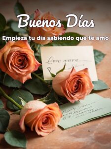Msj buenos dias amor para celular
