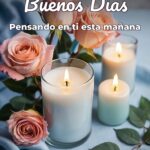 buenos días pensando en ti esta mañana