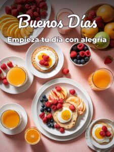 Msj buenos días para Facebook