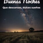 buenas noches que descanses, dulces sueños