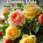 buenos días pensando en ti esta mañana