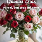 buenos días para ti, con todo mi amor