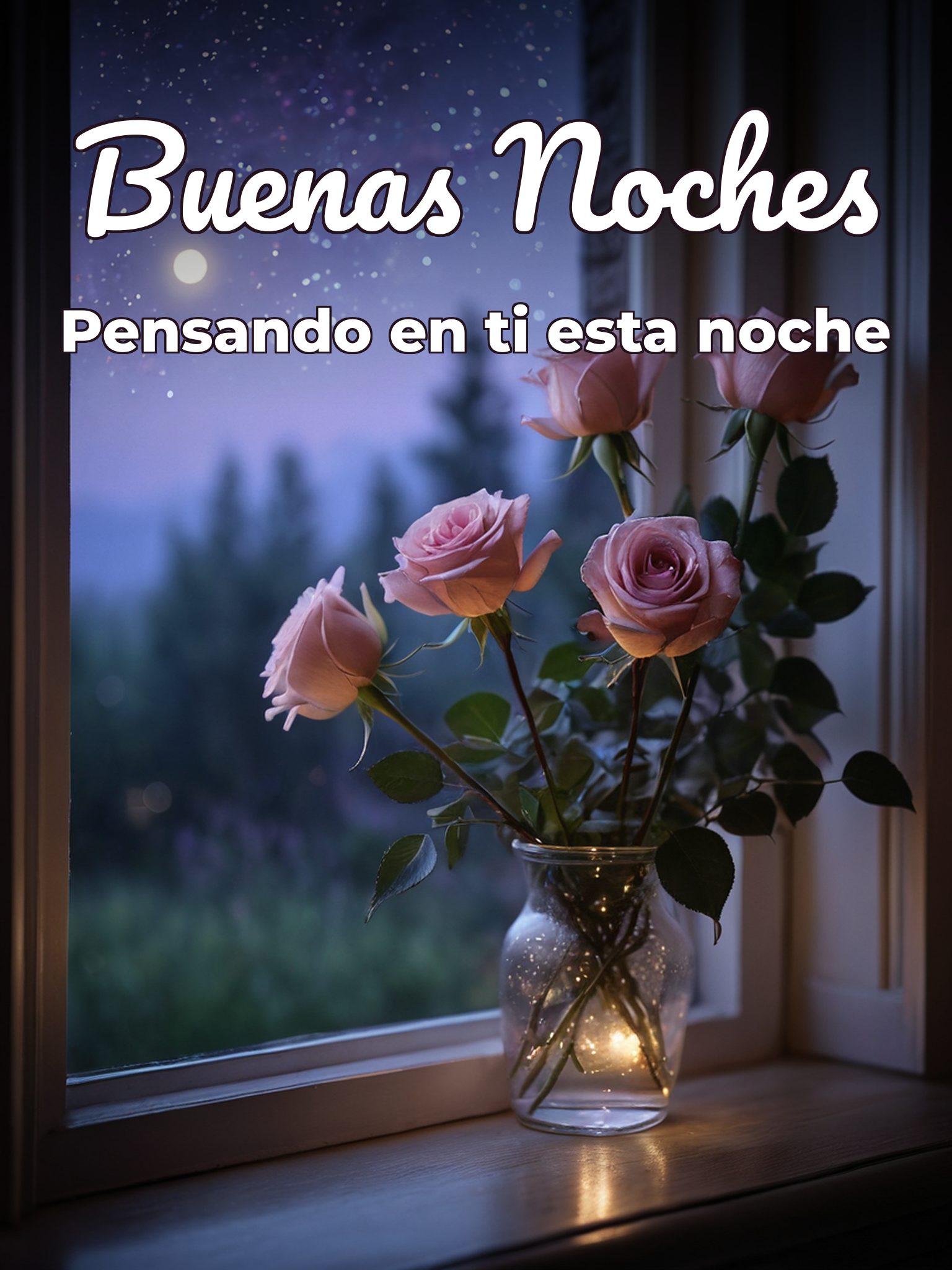 Msj de buenas noches para mi amor para Facebook