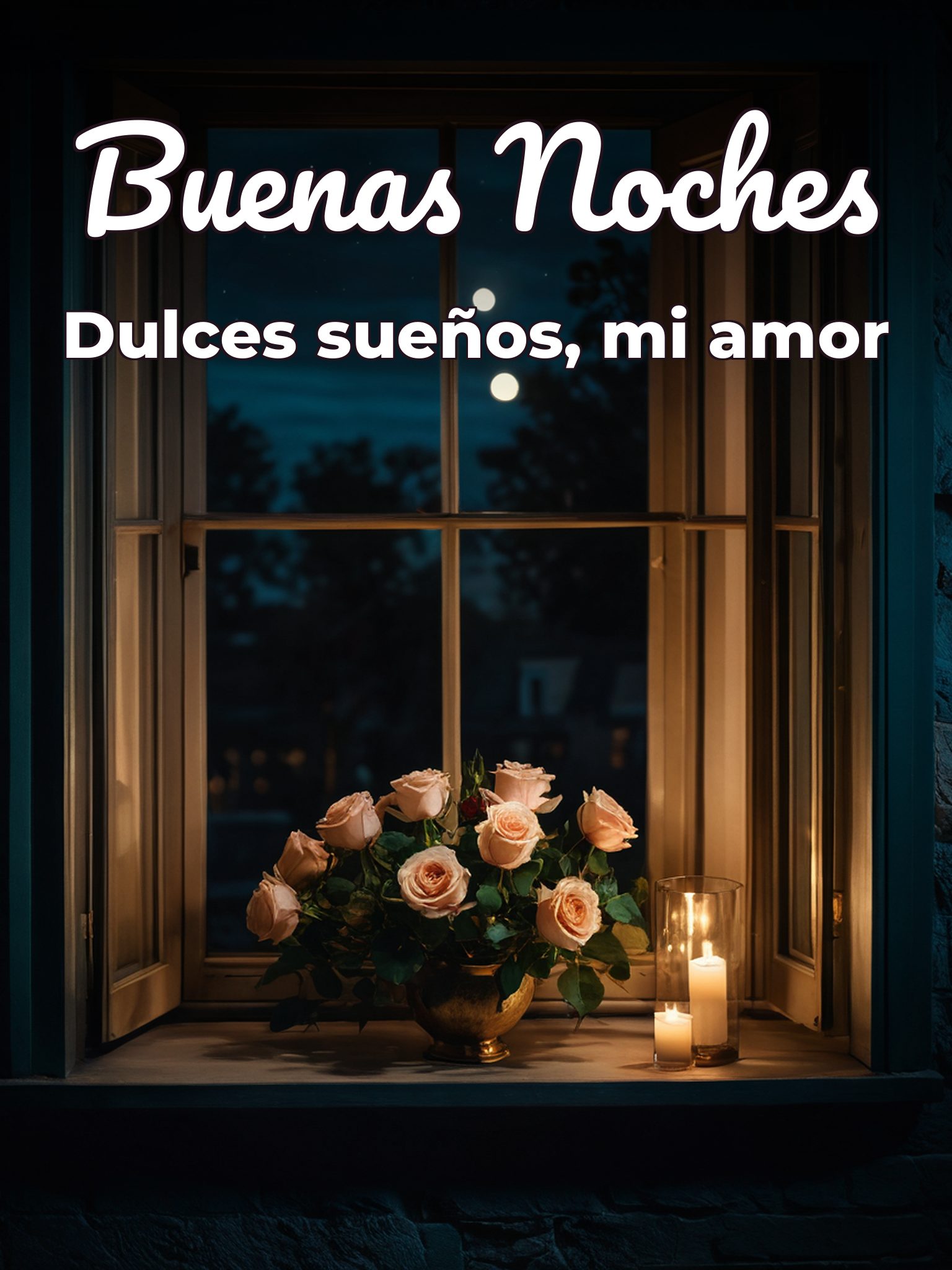 Msj de buenas noches para mi amor