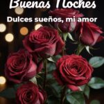 buenas noches dulces sueños, mi amor