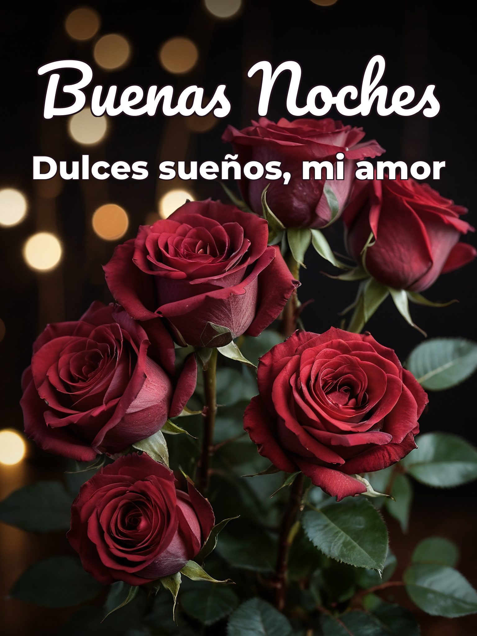 Msj de buenas noches para mi novio para Facebook