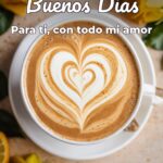 buenos días para ti, con todo mi amor