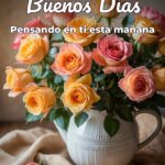 buenos días pensando en ti esta mañana