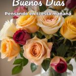 buenos días pensando en ti esta mañana