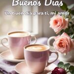 buenos días un buen día para ti, mi amor