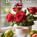 buenos días un buen día para ti, mi amor