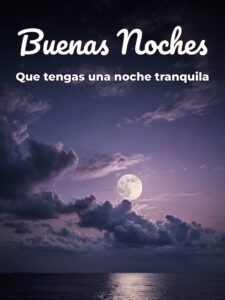 Muy buenas noches frases para Facebook