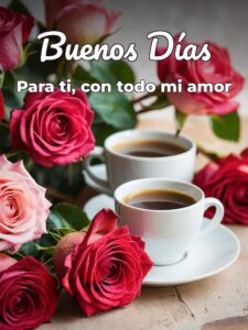 Muy buenos días amor mio para Facebook